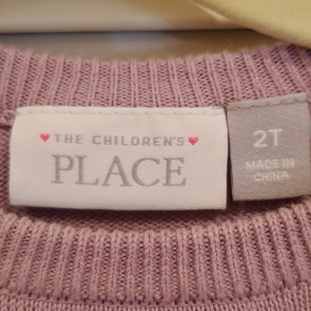 Children's Place Fox sequined sweater toddler girl - Picture 2 of 4